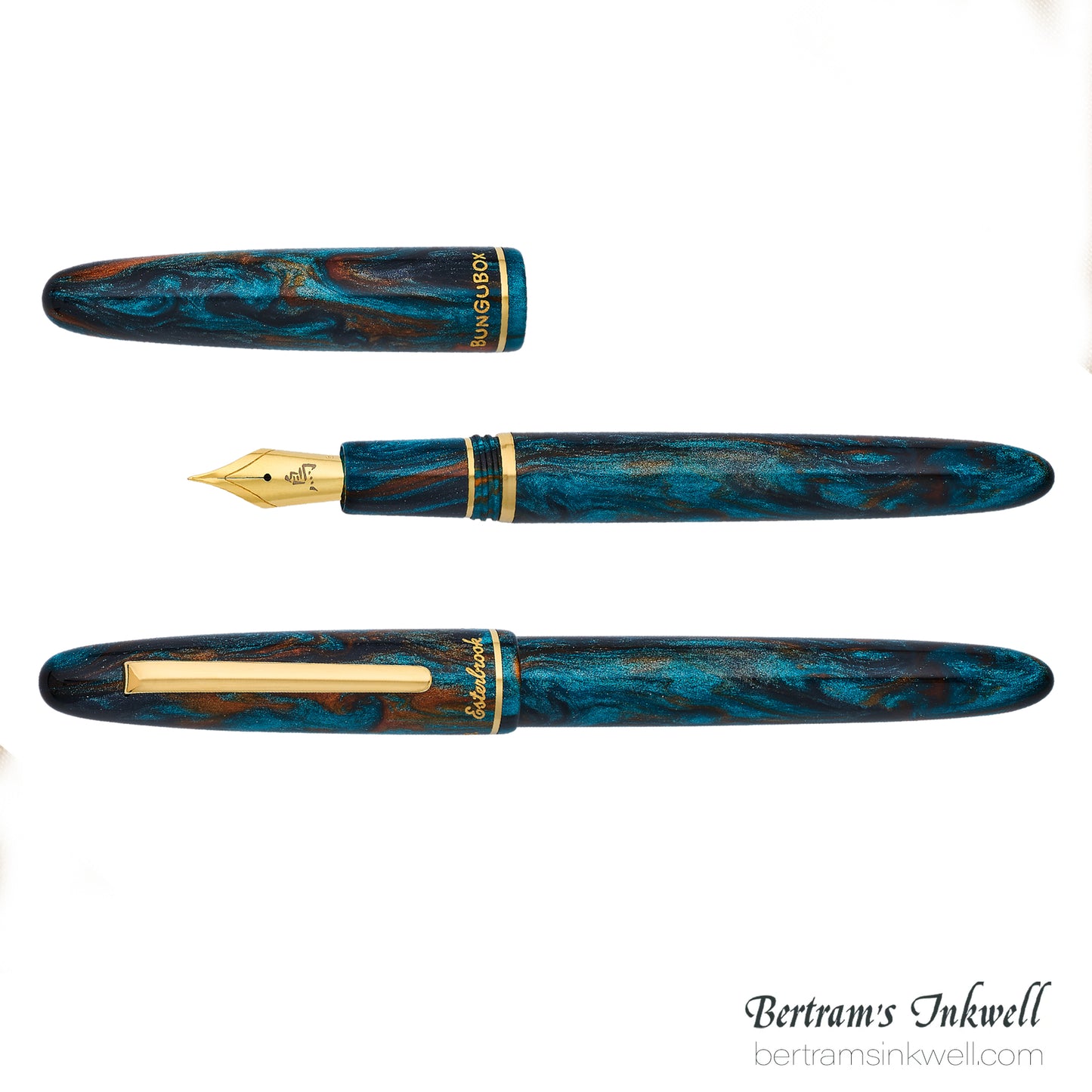Esterbrook x Bungubox Estie Kachofugetsu Kingfisher Fountain Pen
