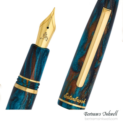 Esterbrook x Bungubox Estie Kachofugetsu Kingfisher Fountain Pen