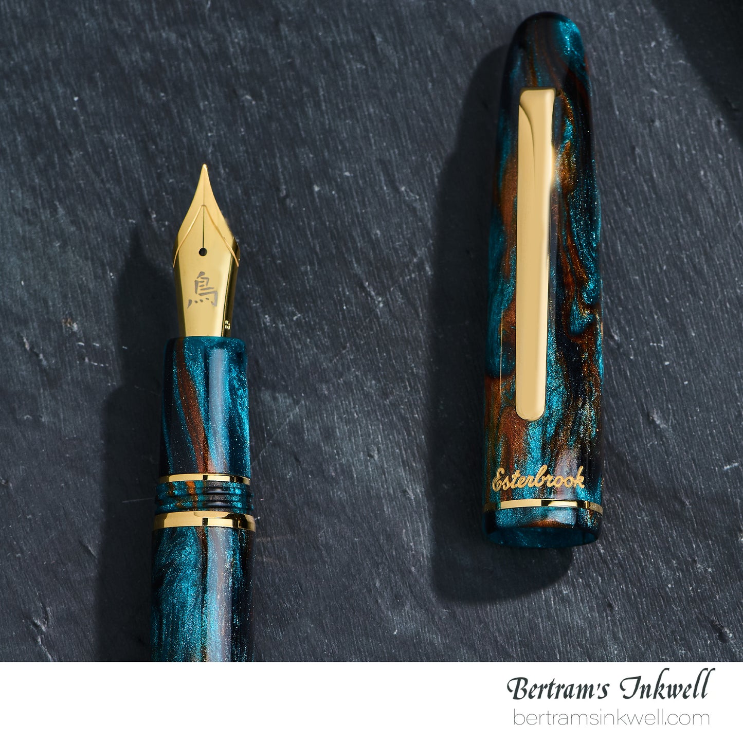 Esterbrook x Bungubox Estie Kachofugetsu Kingfisher Fountain Pen