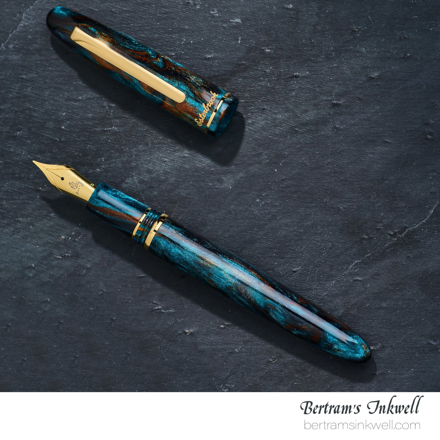 Esterbrook x Bungubox Estie Kachofugetsu Kingfisher Fountain Pen