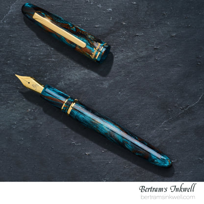 Esterbrook x Bungubox Estie Kachofugetsu Kingfisher Fountain Pen
