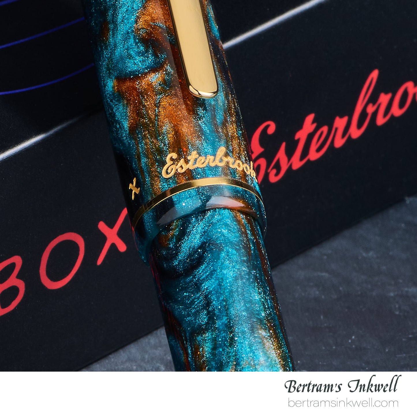 Esterbrook x Bungubox Estie Kachofugetsu Kingfisher Fountain Pen