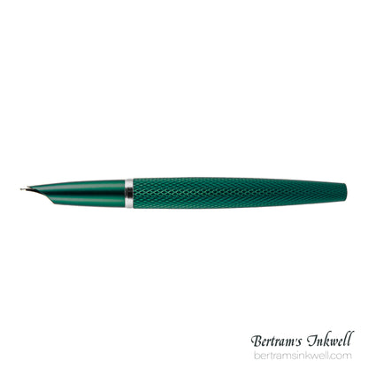 Diplomat Viper Green Guilloche Fountain Pen