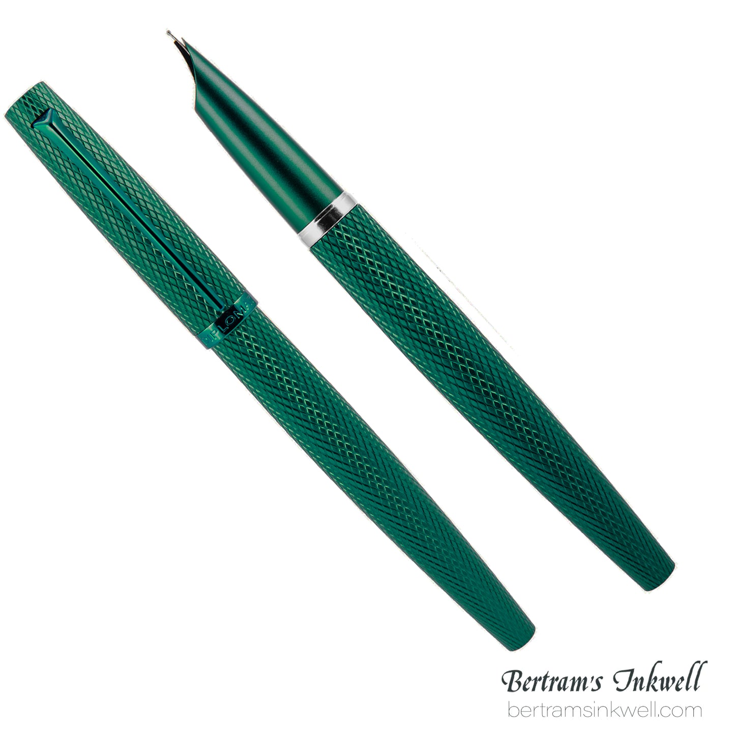 Diplomat Viper Green Guilloche Fountain Pen