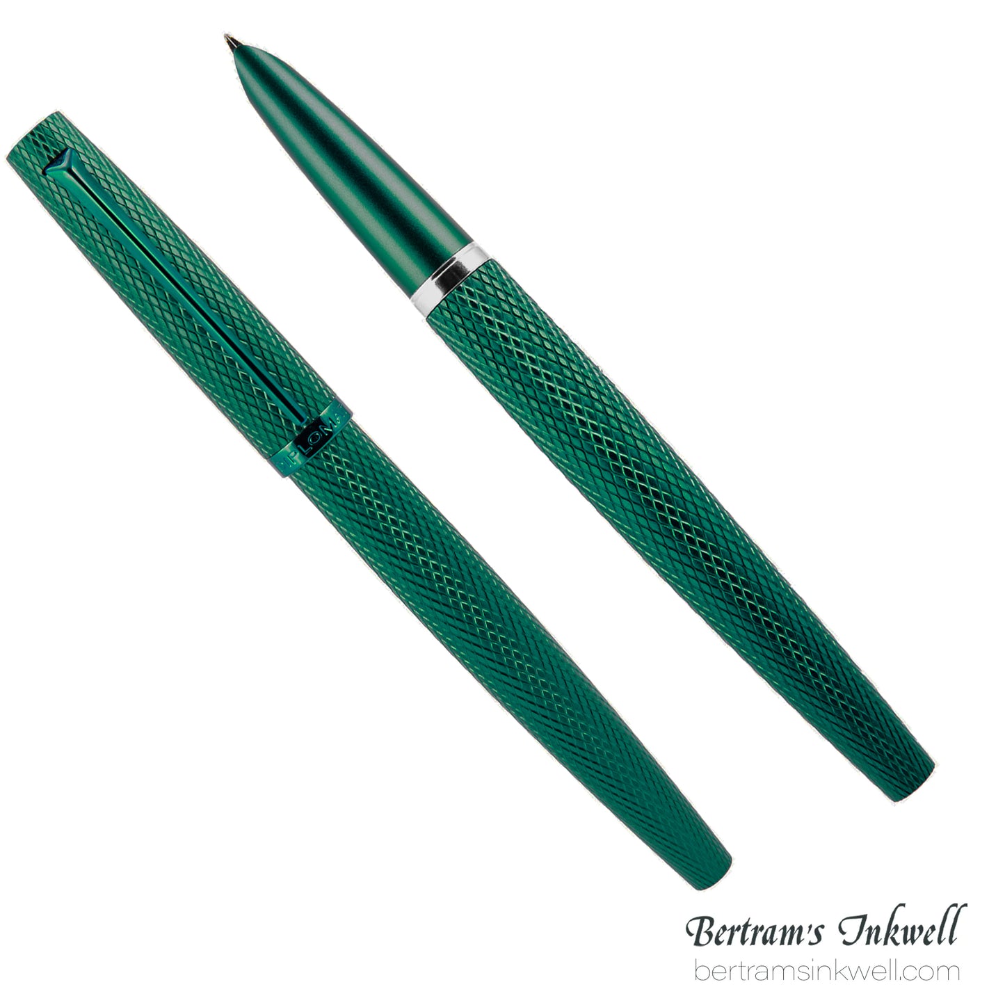 Diplomat Viper Green Guilloche Fountain Pen
