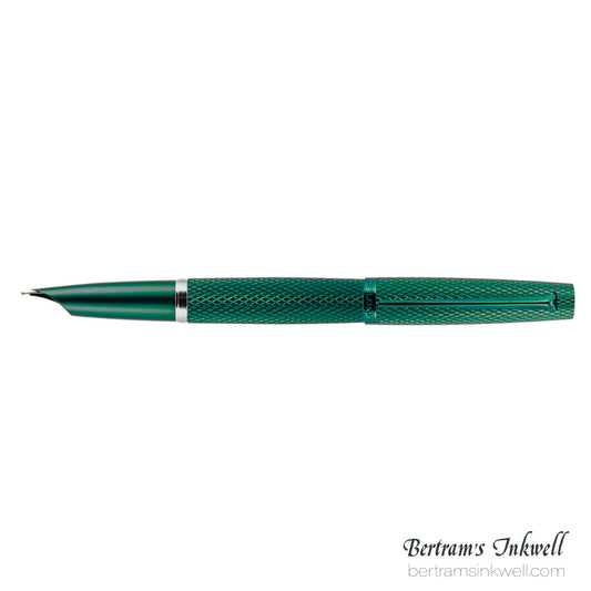 Diplomat Viper Green Guilloche Fountain Pen