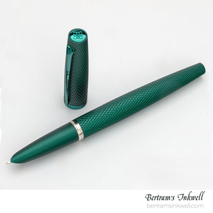 Diplomat Viper Green Guilloche Fountain Pen