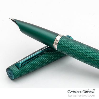 Diplomat Viper Green Guilloche Fountain Pen