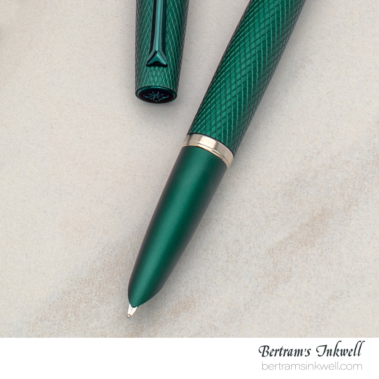 Diplomat Viper Green Guilloche Fountain Pen