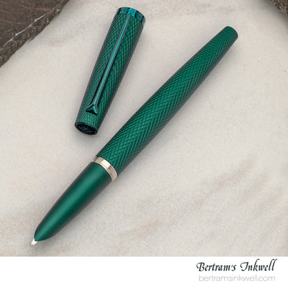 Diplomat Viper Green Guilloche Fountain Pen