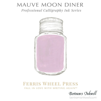 Ferris Wheel Press Calligraphy - Mauve Moon Diner - 28ml Ink Bottle