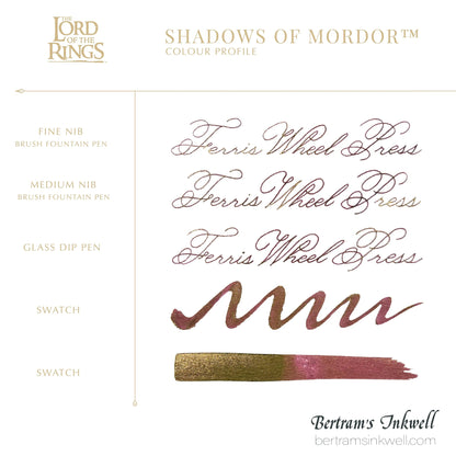 Ferris Wheel Press x Lord of the Rings - Shadow of Mordor - 10ml Ink Bottle