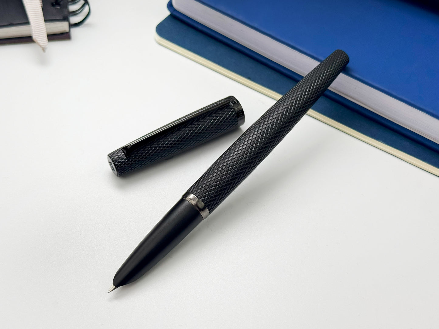 Diplomat Viper Noir Guilloche Fountain Pen