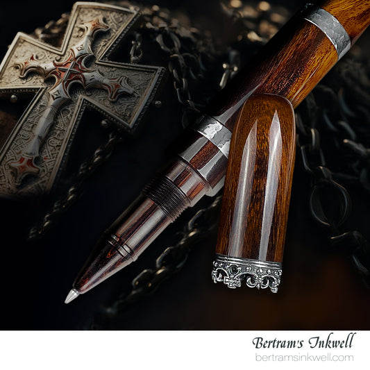 Gisi Pen Company Oversize Knights Templar Fleur Di Lis Limited Edition Rollerball Pen, 2000