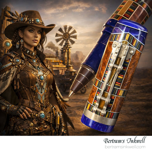 Gisi Pen Company Sonoran Deco Mosaic Inlay Limited Edition Rollerball Pen, 2000