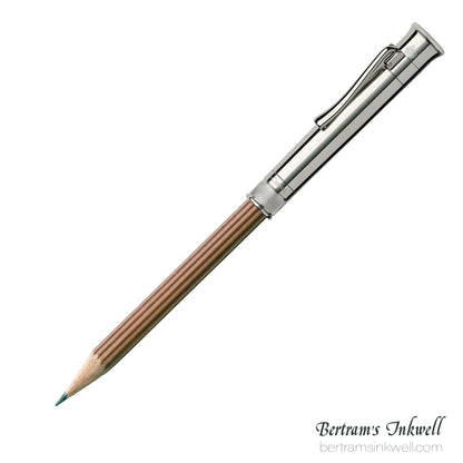 Graf Von Faber-Castell Sterling Silver Cap, Brown Perfect Pencil