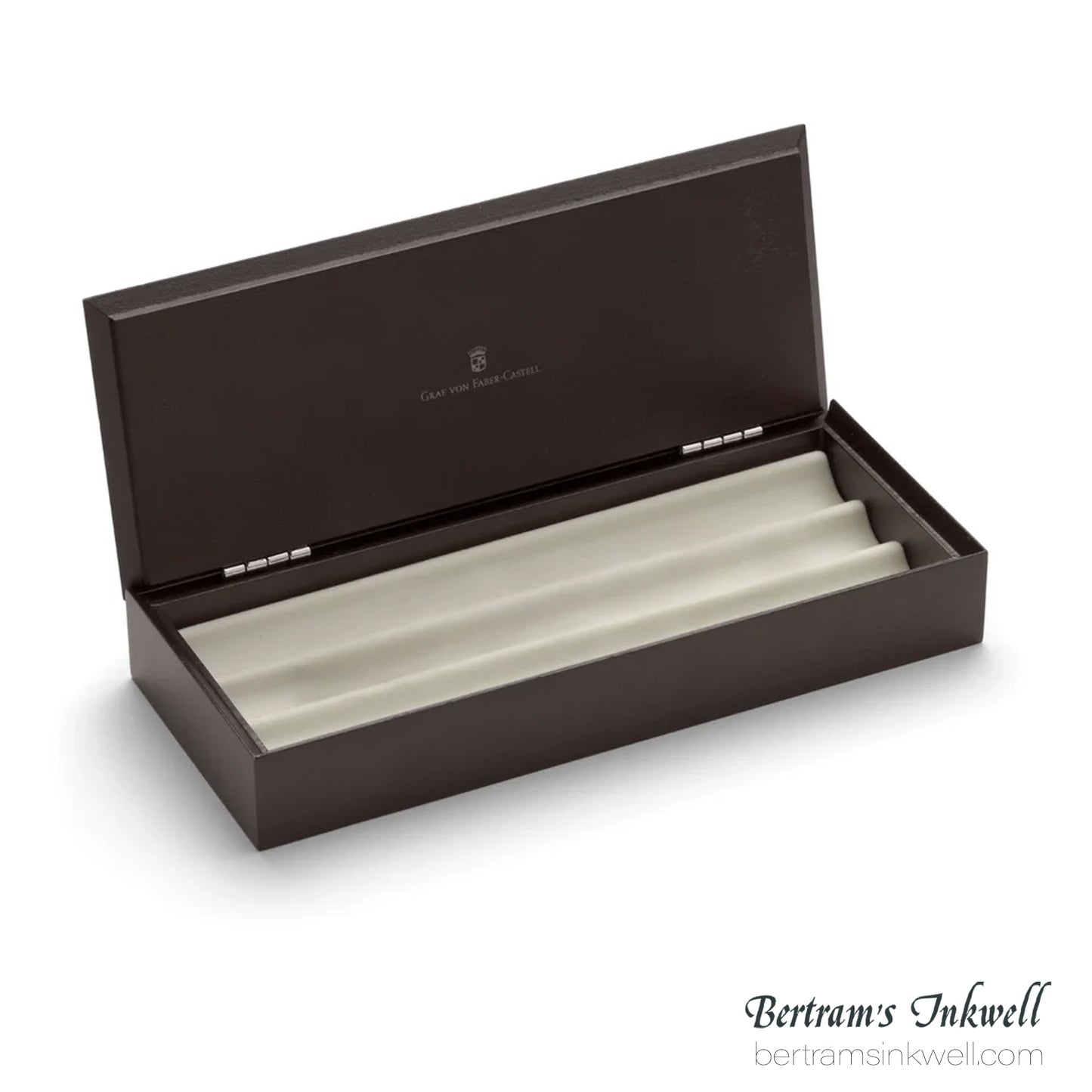 Graf Von Faber-Castell Sterling Silver Cap, Brown Perfect Pencil