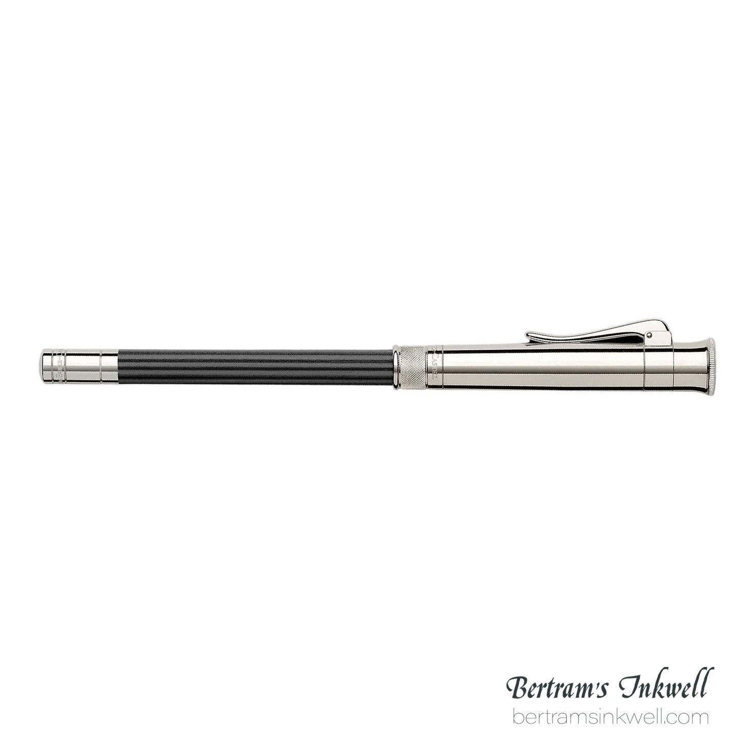 Graf Von Faber-Castell Platinum Plated Cap, Black Perfect Pencil