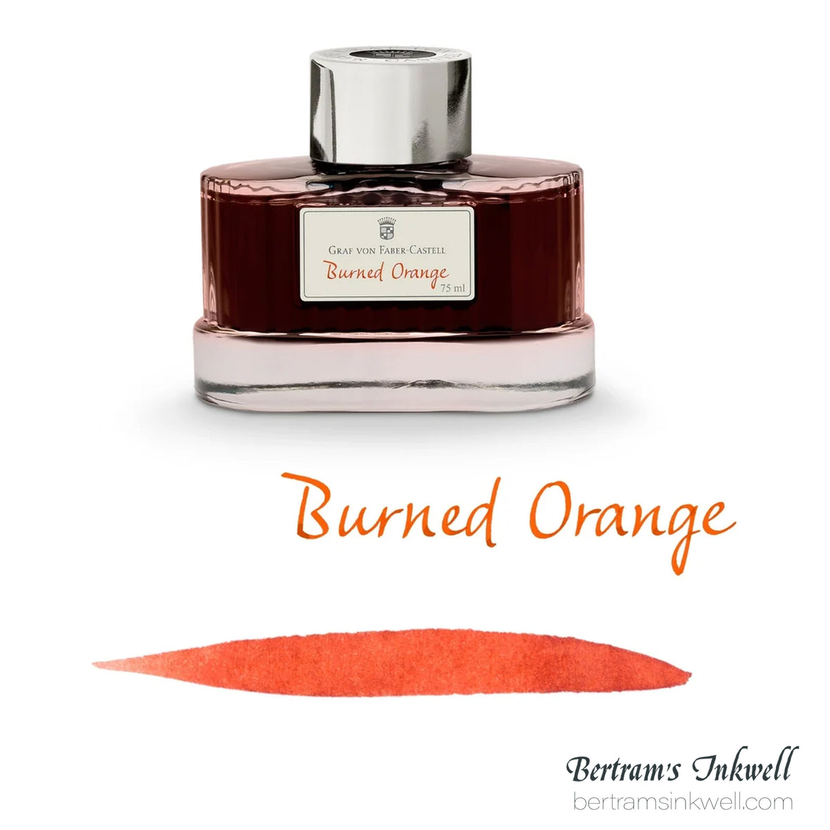 Graf von Faber-Castell Burned Orange Fountain Pen Ink Bottle 75ml