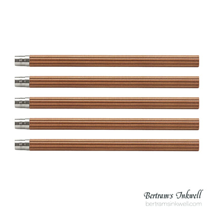 Graf von Faber-Castell Cedar Wood Brown Pencils 5 Pack