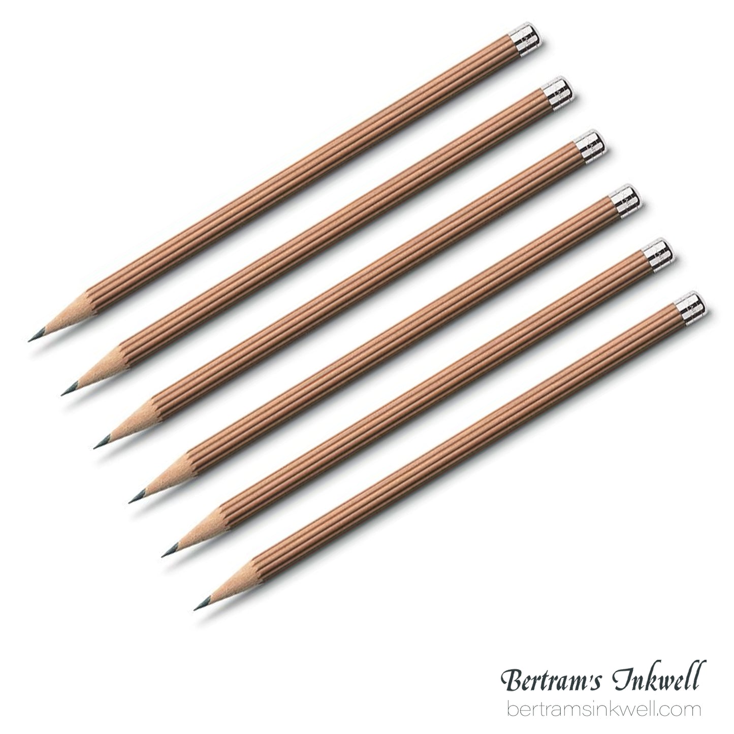 Graf von Faber-Castell Cedar Wood Brown Pencils 5 Pack