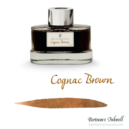 Graf von Faber-Castell Cognac Brown Fountain Pen Ink Bottle 75ml