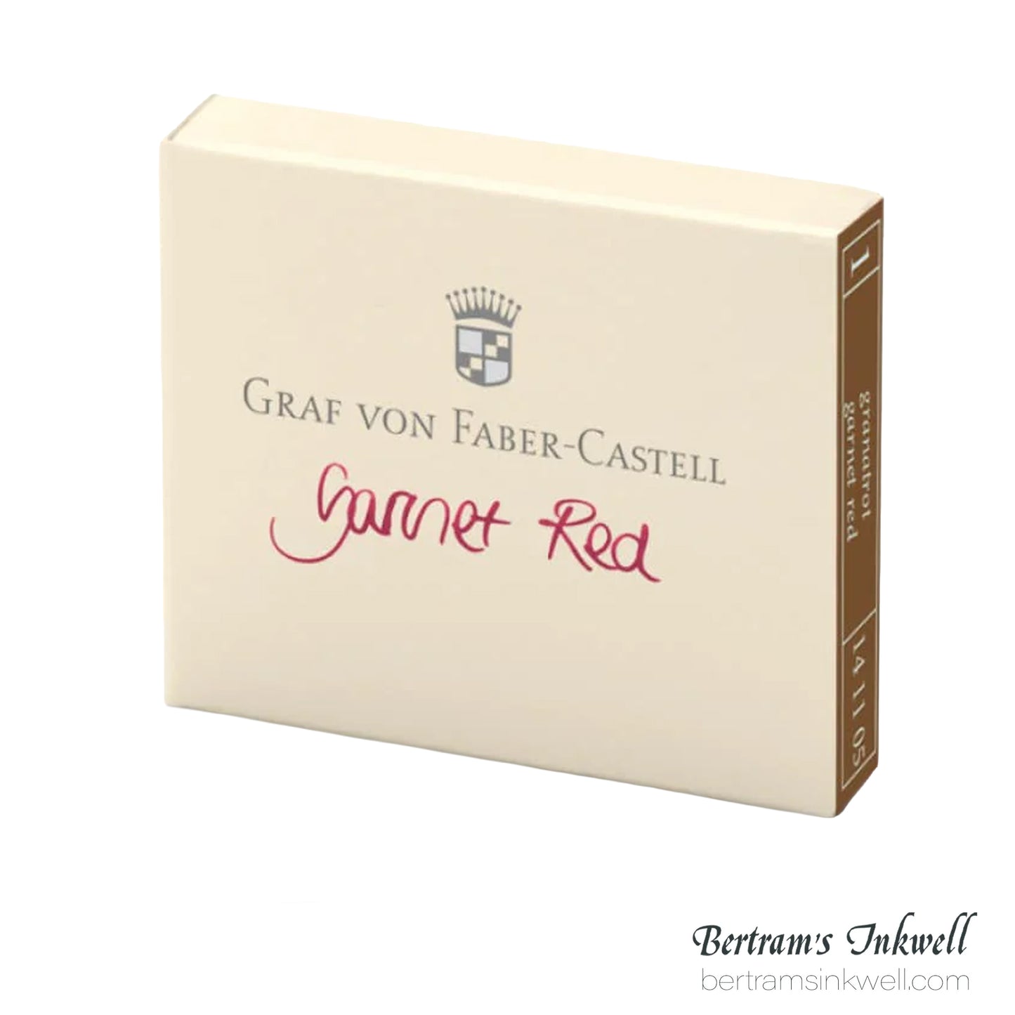 Graf von Faber-Castell Garnet Red Ink Cartridges (6 per box)