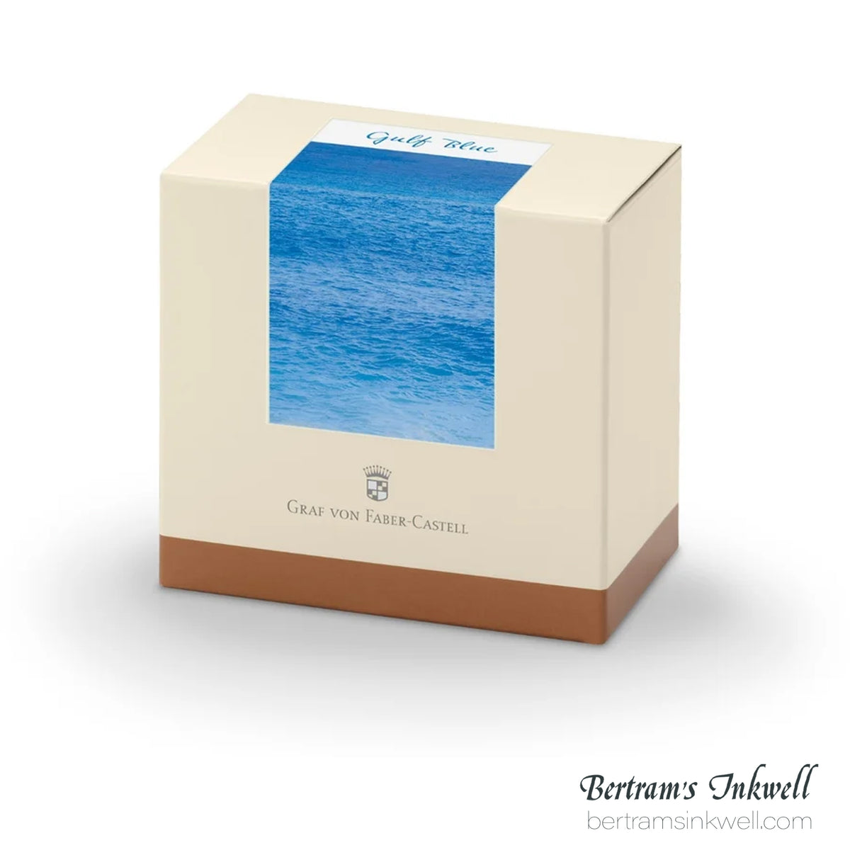 Graf von Faber-Castell Gulf Blue Fountain Pen Ink Bottle 75ml