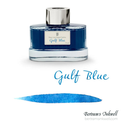 Graf von Faber-Castell Gulf Blue Fountain Pen Ink Bottle 75ml
