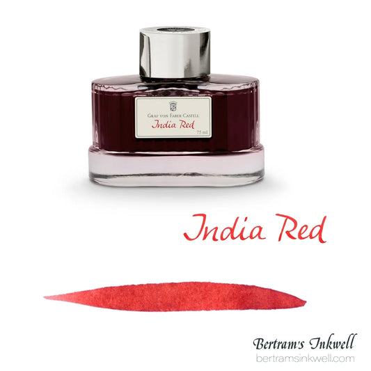 Graf von Faber-Castell India Red Fountain Pen Ink Bottle 75ml