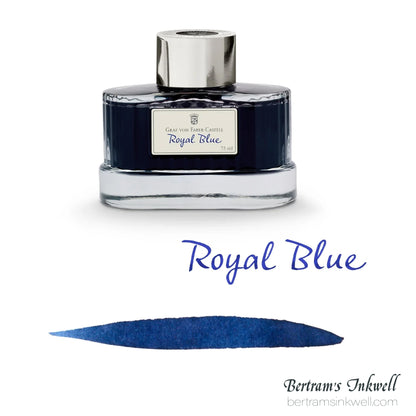 Graf von Faber-Castell Royal Blue Fountain Pen Ink Bottle 75ml