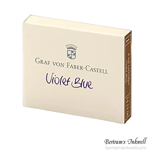 Graf von Faber-Castell Violet Blue Ink Cartridges (6 per box)
