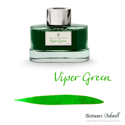 Graf von Faber-Castell Viper Green Fountain Pen Ink Bottle 75ml