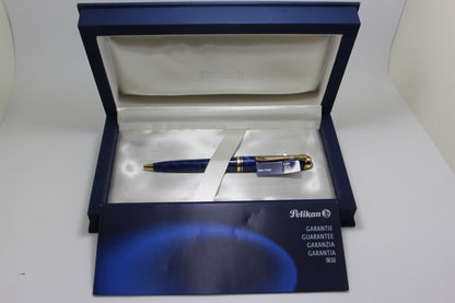 Pelikan K800 Blue O' Blue Ballpoint Pen