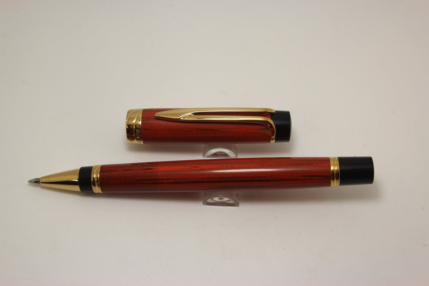 Waterman Liaison Orange/Black Ebonite Roller Ball