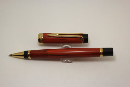 Waterman Liaison Orange/Black Ebonite Roller Ball
