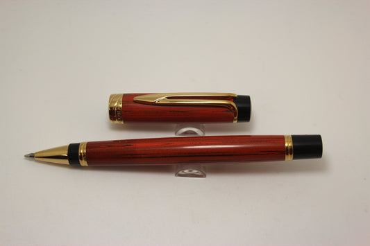 Waterman Liaison Orange/Black Ebonite Roller Ball