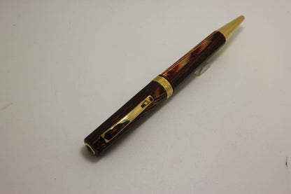 Omas Milord Celluloid Arco Ballpoint With Gold Trim