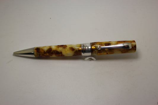 Montegrappa Harmony Bassano Parchment Sterling Silver Ballpoint