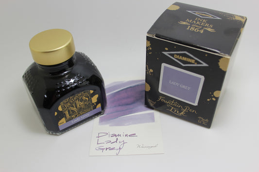 Diamine Fountain Pen Ink Lady Grey