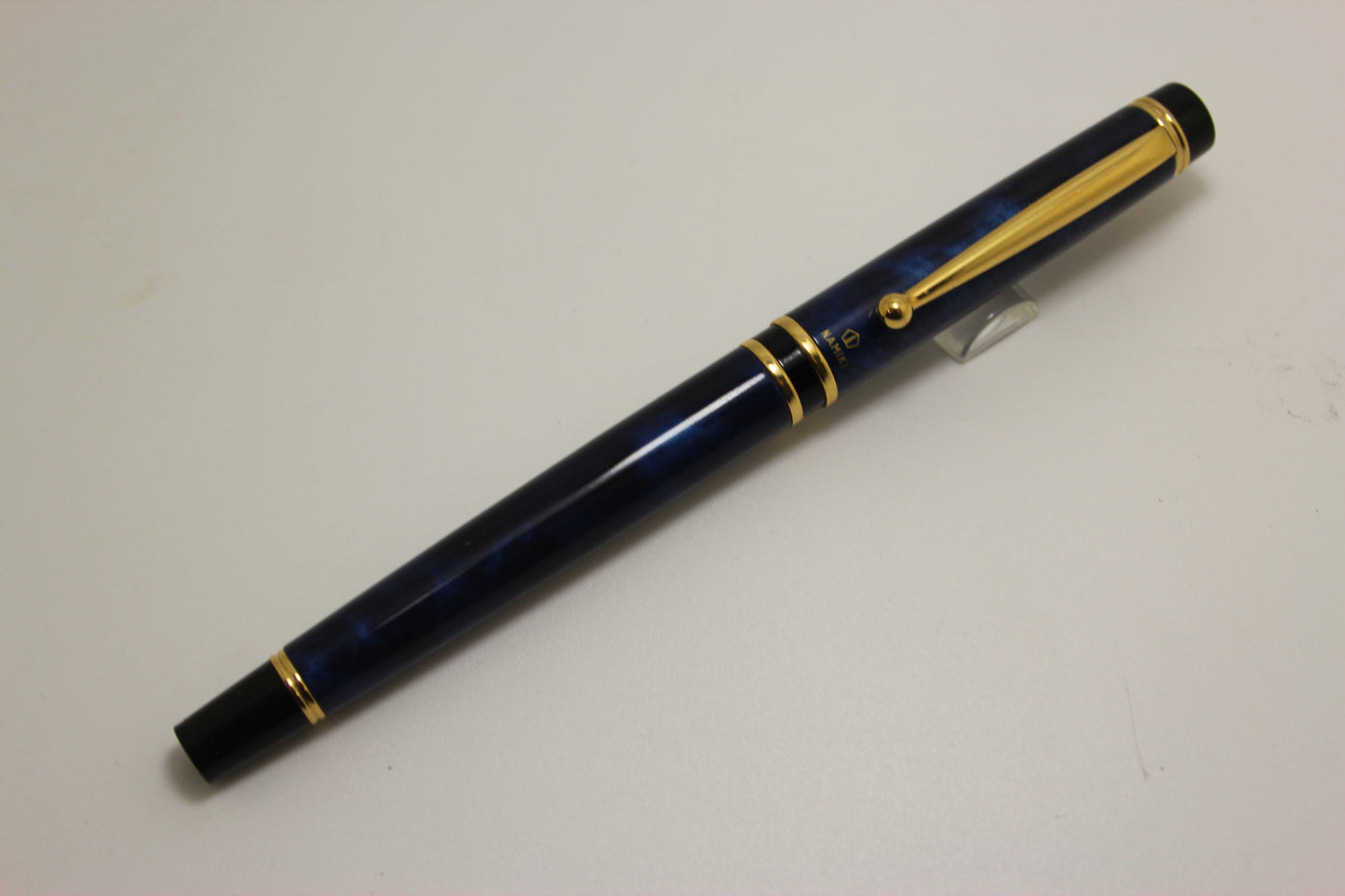 Namiki Grance Navy Blue Fountain Pen 14k Broad Nib