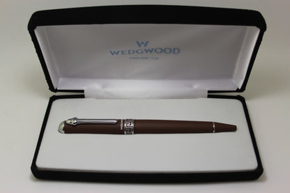 Wedggwwod is a wood DKP Chocolate Brown Ballpoint