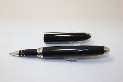 Louis Vuitton Black and Palladium trim Roller Ball