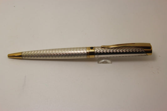 Waterman L'Etalon Sterling Silver basket weave Ballpoint