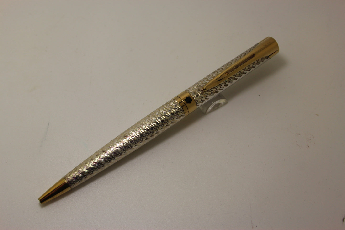 Waterman L'Etalon Sterling Silver basket weave Ballpoint