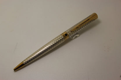 Waterman L'Etalon Sterling Silver basket weave Ballpoint