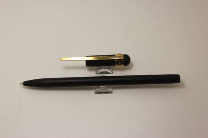 Montblanc Scenium Black with Gold Plated Trim Roller Ball