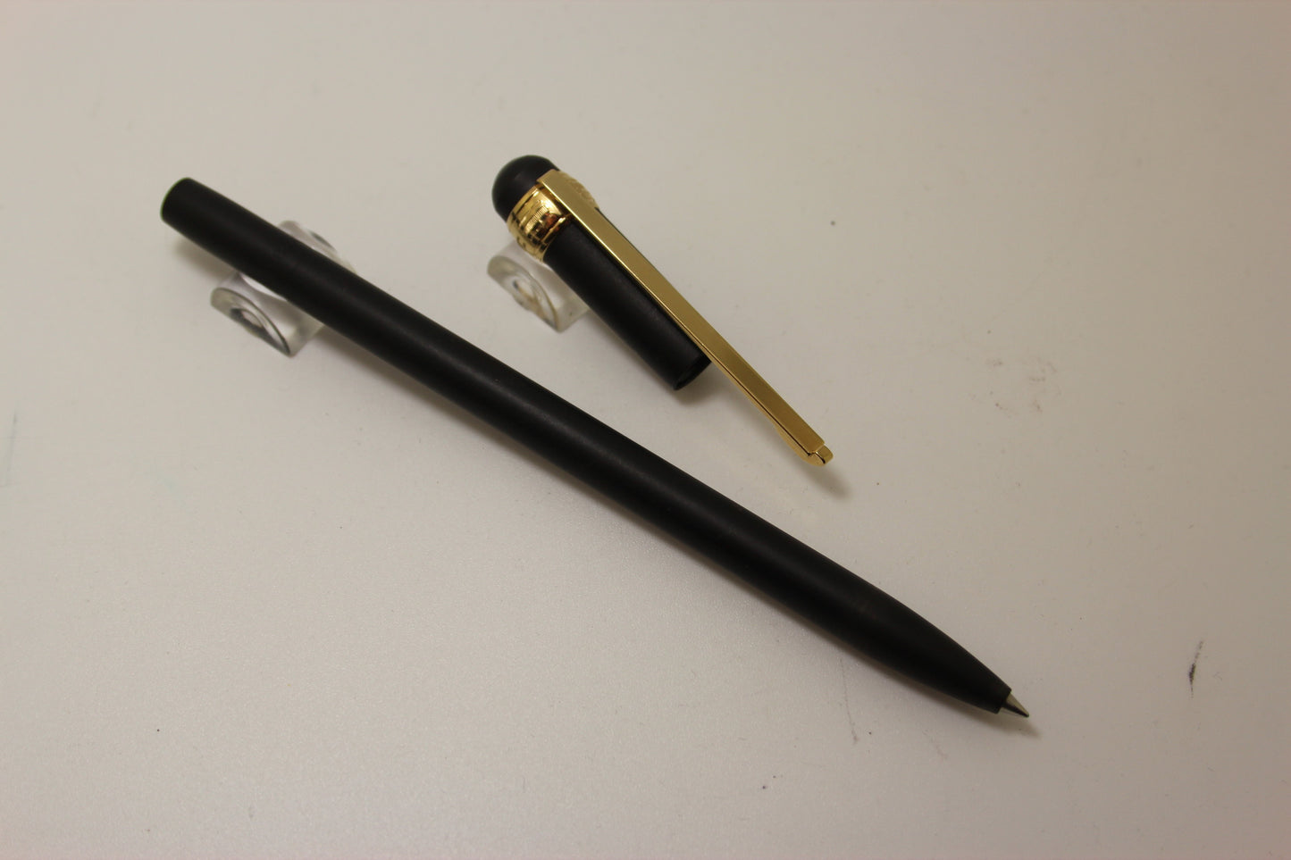 Montblanc Scenium Black with Gold Plated Trim Roller Ball