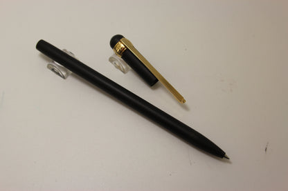 Montblanc Scenium Black with Gold Plated Trim Roller Ball