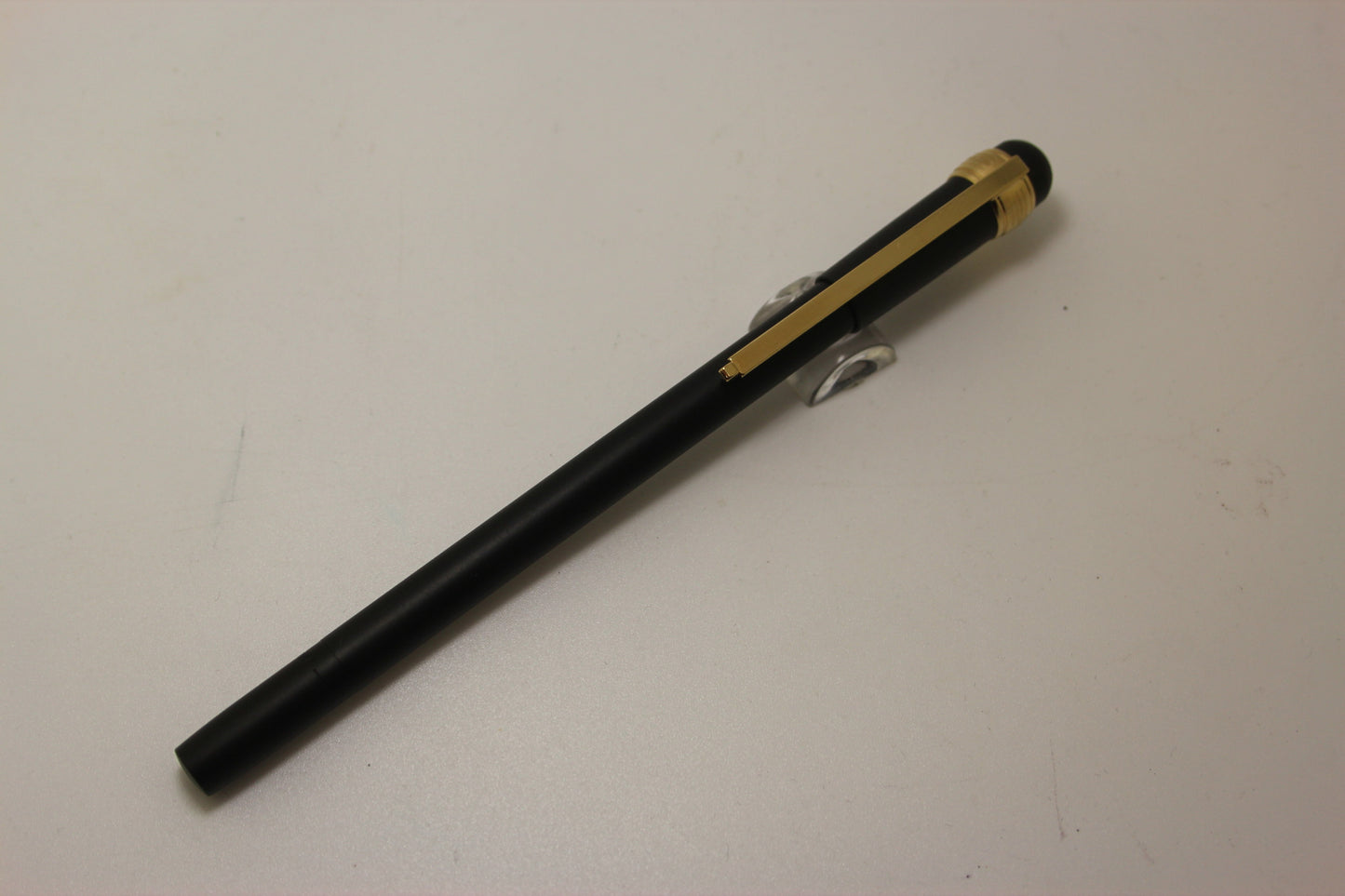 Montblanc Scenium Black with Gold Plated Trim Roller Ball